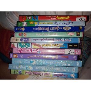 Kids DVD lot Hello Kitty Strawberry Shortcake Disney Princess